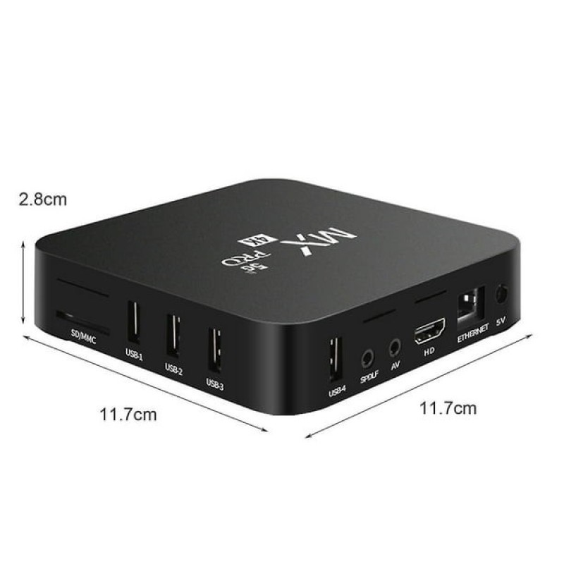 MXQ Pro TV Box 4K 5G HD Android 11.1